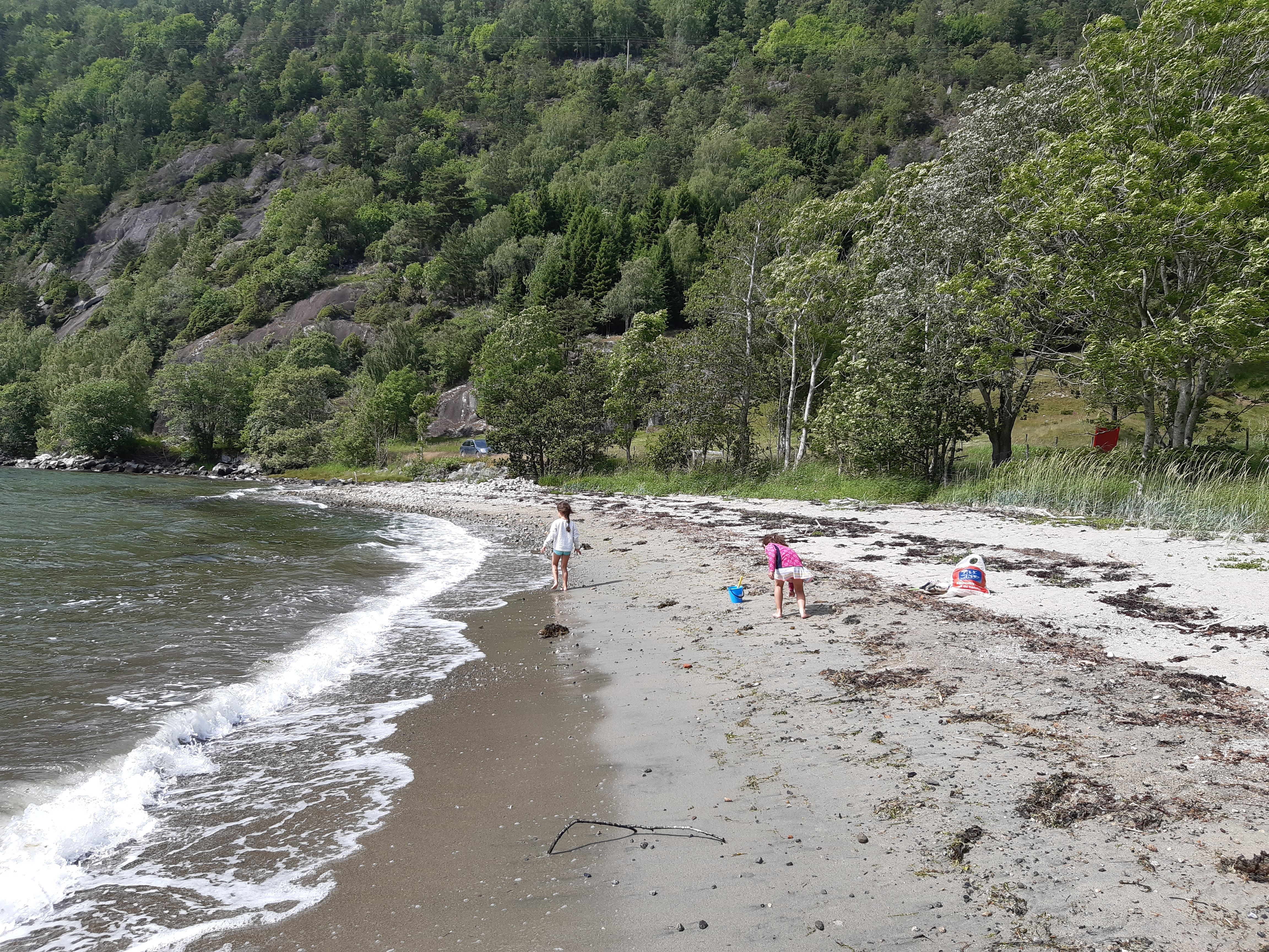 Badestrand Osterhusvika Josenfjorden